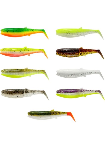 Cannibal Shad 10CM 9gr White Flash