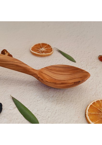 El Yapımı Ahşap Tahta Kaşık - Zeytin Ağacı - 30 cm fırsatları