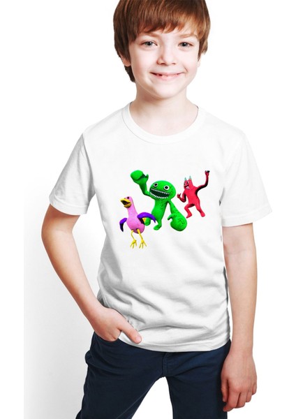 Garten Of Banban Baskılı Unisex Çocuk Tişört H04