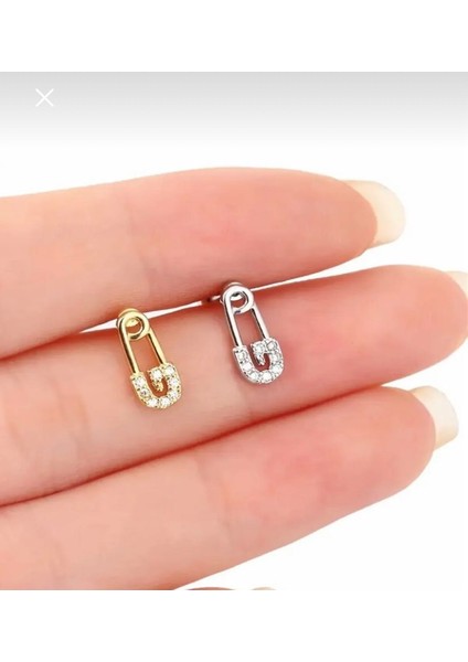 Çengelli Iğne Kıkırdak Helix Tragus PIERCING(1ADET)