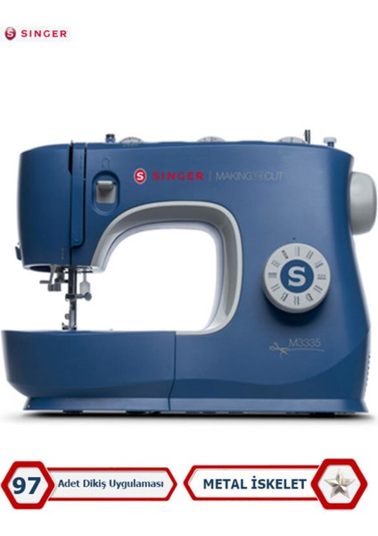 Yeni Nesil M3335 Dikiş Makinesi Making The Cut | 97 Dikiş Uygulaması | Geri Dikiş