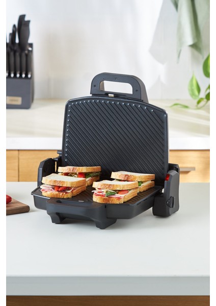 Future Essential Tost Makinesi Matte Black 1800 W