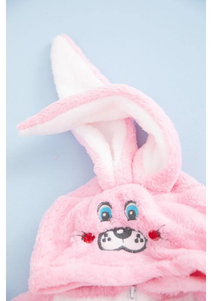 Welsoft Peluş Kız Çocuk Pembe Tavşan Kulaklı Uyku Tulumu modelleri