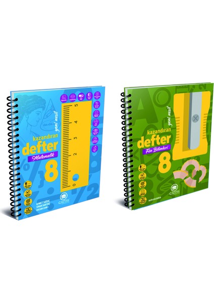 8. Sınıf Matematik + Fen Bilimleri Kazandıran Defter