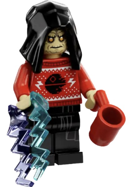 Star Wars Mikro Yapılar - 20 - Yılbaşı Kostümlü Imparator Palpatine Orijinal Minifigür