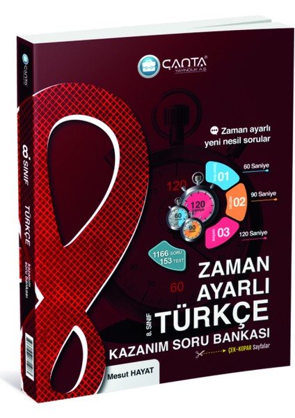8. Sınıf Zaman Ayarlı Türkçe + Matematik + Fen Bilimleri + Inkılap Tarihi Kazanım Soru Bankası fiyatları