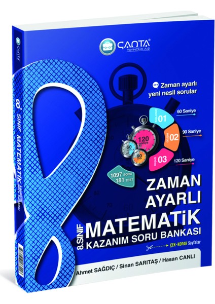 8. Sınıf Zaman Ayarlı Türkçe + Matematik + Fen Bilimleri + Inkılap Tarihi Kazanım Soru Bankası modelleri