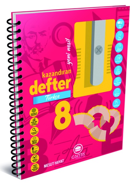 8. Sınıf Türkçe + Matematik Kazandıran Defter