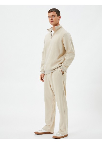 Bol Paça Eşofman Altı Beli Bağcıklı Cepli fiyatları