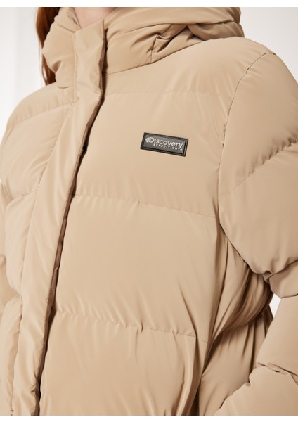 Bej Kadın Mont W-Mıxı modelleri