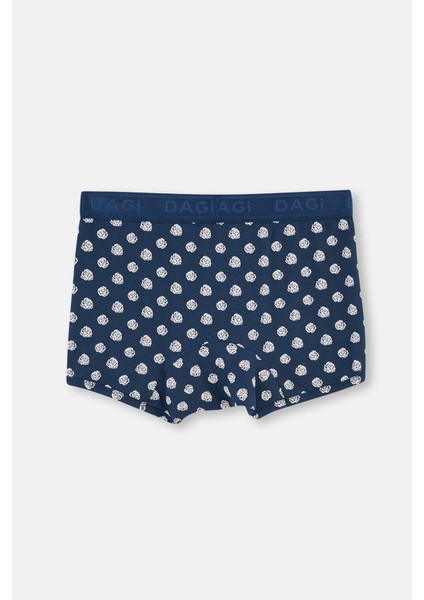 Lacivert D-Man 2'li Modal Boxer