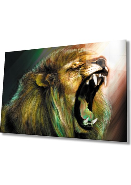 Aslan Cam Tablo