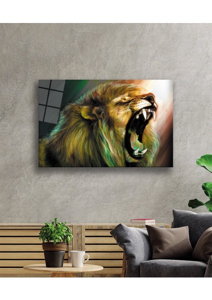 Aslan Cam Tablo