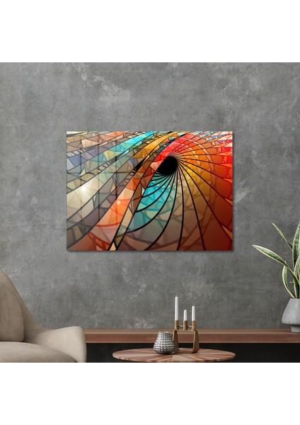 Cam Tablo Geometrik Tasarım 70X100 cm modelleri