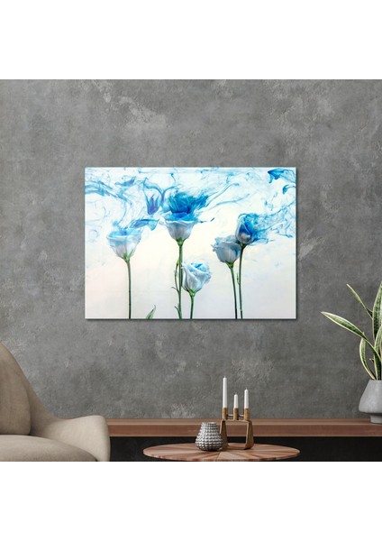 Cam Tablo Beyaz Güller 70X100 cm modelleri