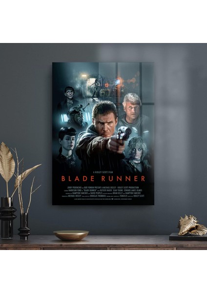 Cam Tablo Blade Runner Film Afiş 50X70 cm