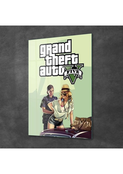 Cam Tablo Gta 5 50X70 cm fiyatları