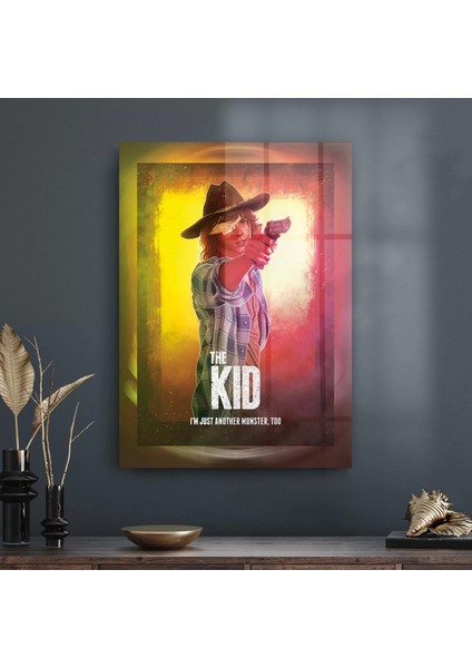 Cam Tablo Walking Dead The Kid 50X70 cm