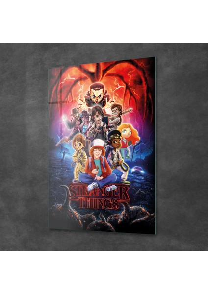 Cam Tablo Stranger Things 50X70 cm