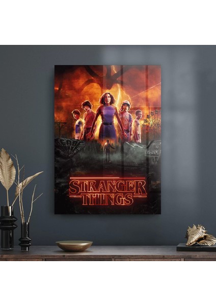 Cam Tablo Stranger Things Poster 50X70 cm