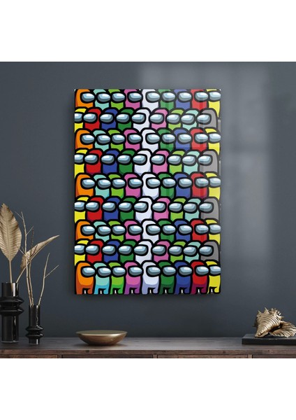 Cam Tablo Gamer Among Us 50X70 cm