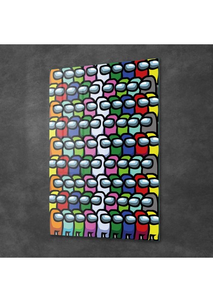 Cam Tablo Gamer Among Us 50X70 cm