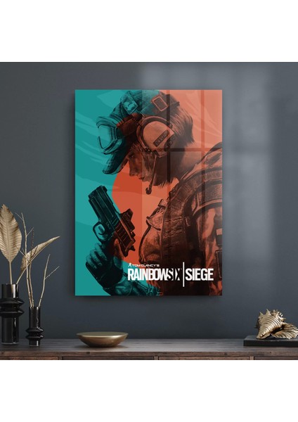 Cam Tablo Rainbowsix Siege 50X70 cm