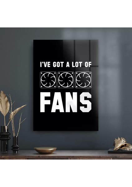 Cam Tablo Gamer Lot Of Fans 50X70 cm