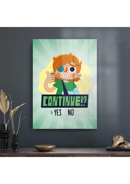 Cam Tablo Continue 50X70 cm