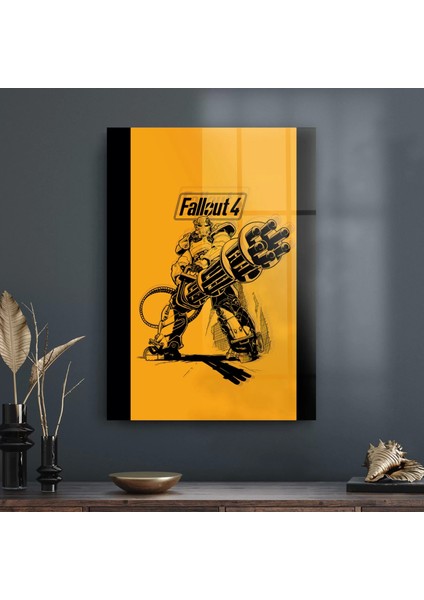 Cam Tablo Fallout 4 50X70 cm