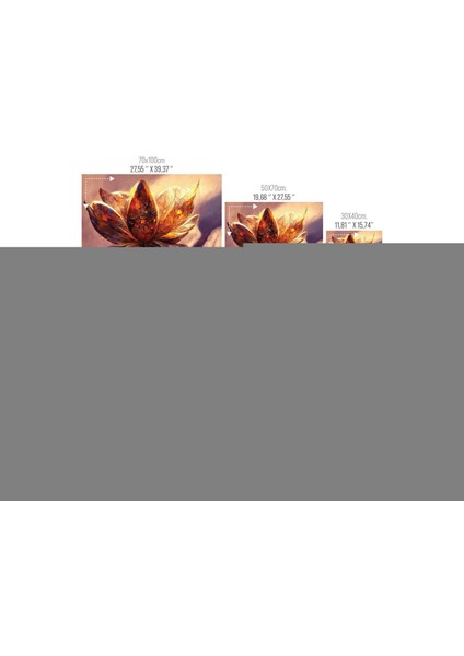 Cam Tablo Geometrik Ahşap Ağaç Desenli 50X70 cm indirimleri