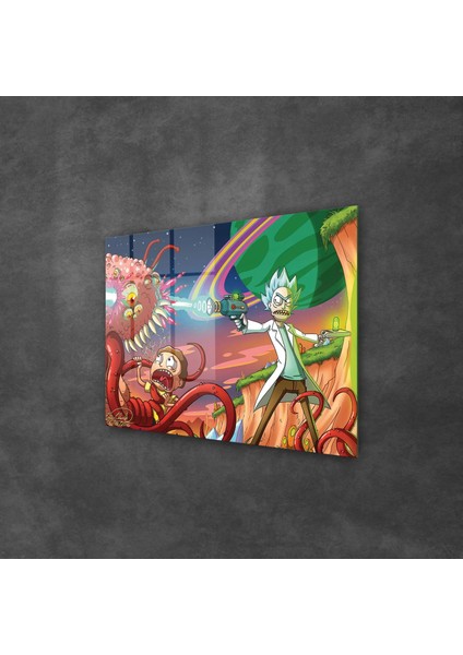Rick And Morty Blast Cam Tablo 50X70 cm fiyatları