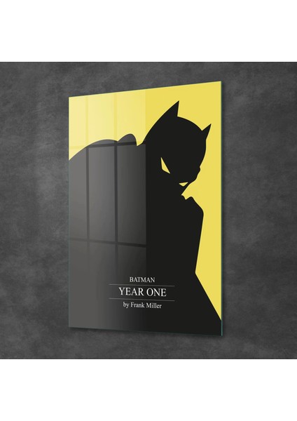Cam Tablo Batman Year One Poster 30X40 cm fiyatları
