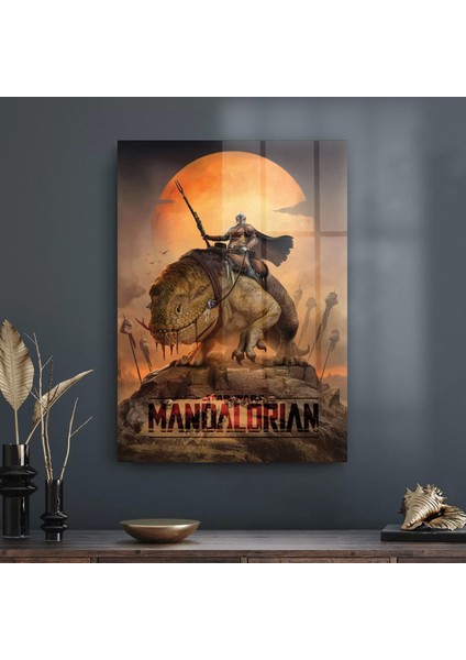 Cam Tablo Star Wars Mandalorian Season 50X70 cm