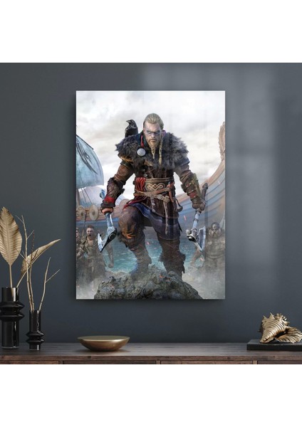 Cam Tablo Assassin's Creed Valhalla 50X70 cm