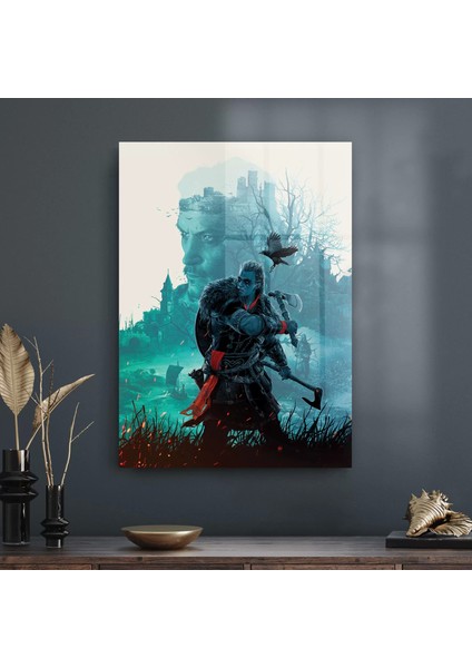 Cam Tablo Assassin's Creed Görseli 50X70 cm