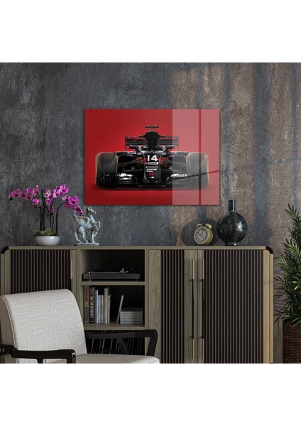Cam Tablo Formula 1 Red 50X70 cm