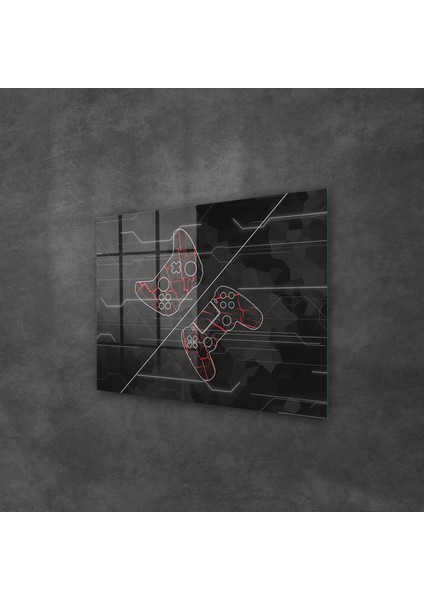 Gamer Game Pad Cam Tablo 50X70 cm modelleri