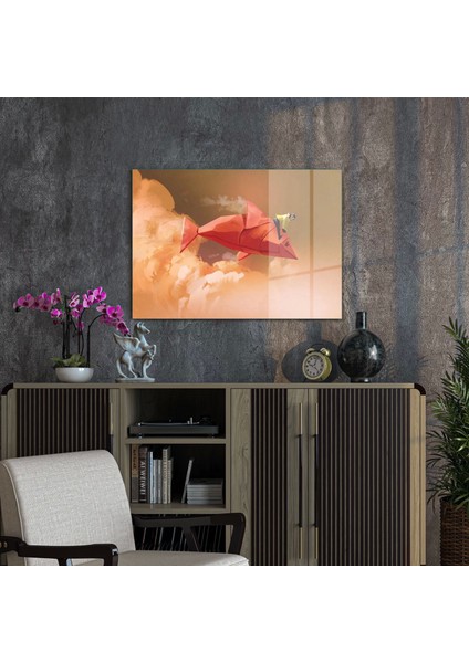 Cam Tablo Flying Dreams 50X70 cm