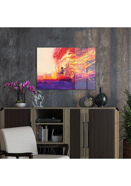 Cam Tablo Walking Dreams 50X70 cm