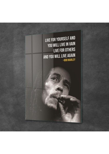 Cam Tablo Bob Marley 70X100 cm fiyatları