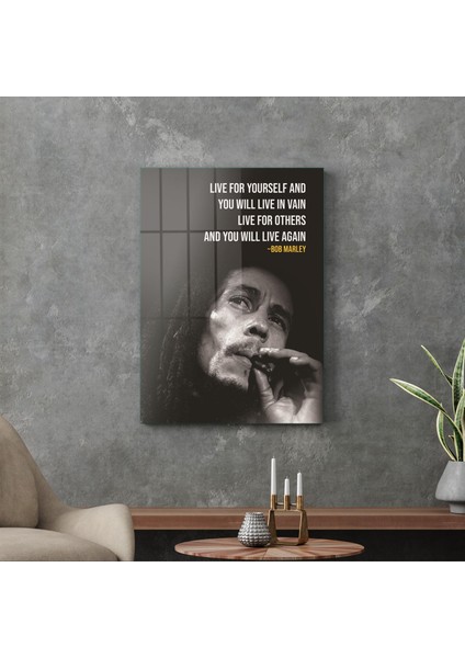 Cam Tablo Bob Marley 70X100 cm modelleri