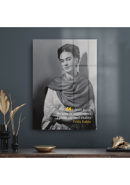 Cam Tablo Frida Kahlo 70X100 cm
