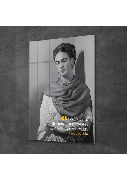 Cam Tablo Frida Kahlo 70X100 cm fiyatları