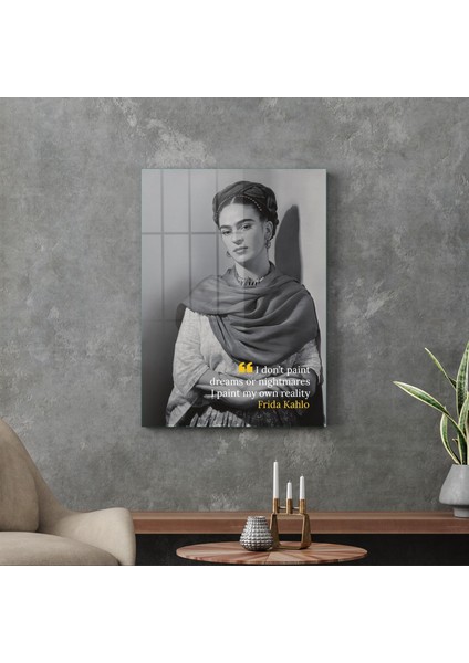 Cam Tablo Frida Kahlo 70X100 cm modelleri