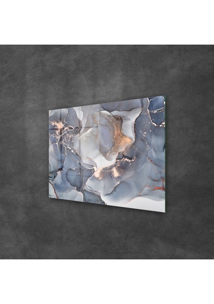 Cam Tablo Gri Mermer Desenli 50X70 cm fiyatları