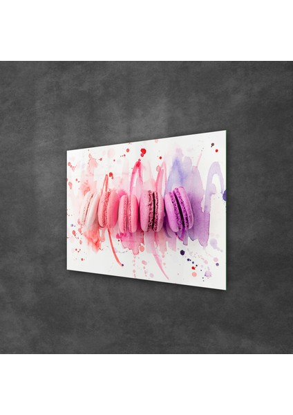 Cam Tablo Pembe Makaron 50X70 cm fiyatları