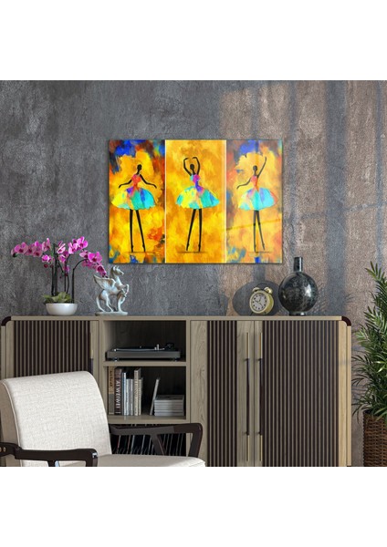 Cam Tablo Bale Yapan Kadınlar 50X70 cm