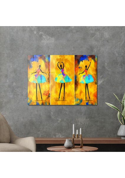 Cam Tablo Bale Yapan Kadınlar 50X70 cm modelleri