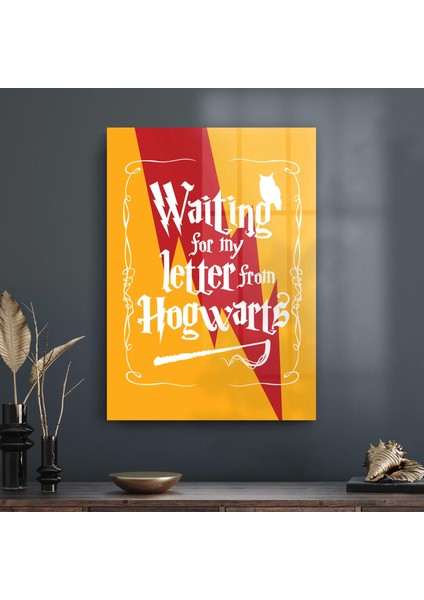 Cam Tablo Harry Potter Hogwarts Letter 50X70 cm